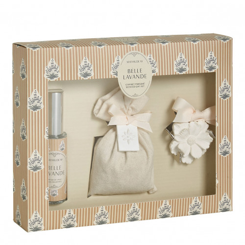 Coffret Soleil de Provence parfum de linge 30 ml et sachet parfumé - Belle Lavande Coffret Soleil de Provence parfum de linge 30 ml et sachet parfumé - Belle Lavande
