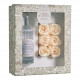 Coffret eau de toilette 100 ml et roses de savon parfumées - Fleur de Coton