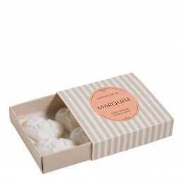 Caixa de 4 decorações fundentes em cera perfumada Coração Arabesco - Marquise