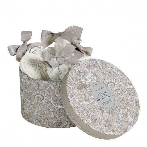 Set de 5 decoraciones perfumadas - Fleur de Coton