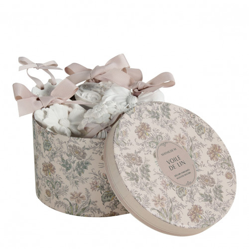 Caixa com 5 decorações perfumadas - Voile de Lin