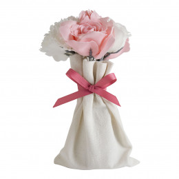 Bouquet di rose di sapone profumate bianche e rosa - Profumo Rosa