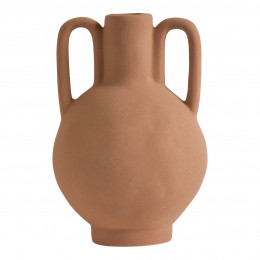 Vase décoratif Amphore en céramique terracotta mat