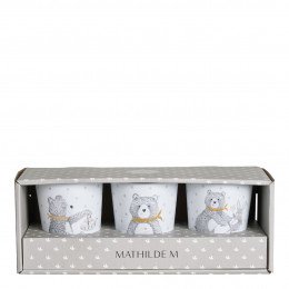 Set of 3 glasses from Leon and Arthur's Mischief collection