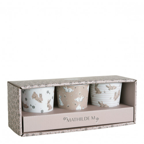 Set de 3 verres La Ronde des Petits Lapins