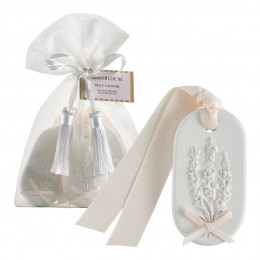 Pouch of 3 scented decorations Soleil de Provence - Belle Lavande