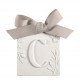 Décor parfumé lettre C - Voile de Lin