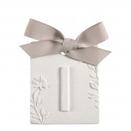 Décor parfumé lettre I - Voile de Lin