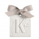 Decoração perfumada letra K - Véu de Linho