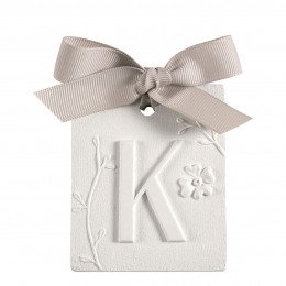 Scented letter K decoration - Voile de Lin