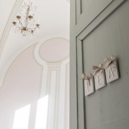 Décor parfumé lettre L - Voile de Lin