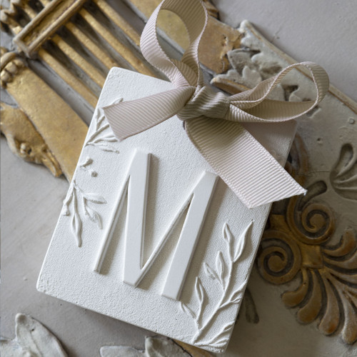 Decoro profumato lettera M - Voile de Lin