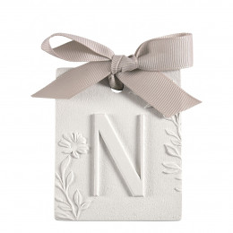 Letra N perfumada decorativa - Voile de Lin