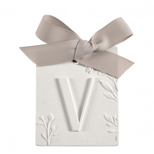Scented decoration letter V - Voile de Lin