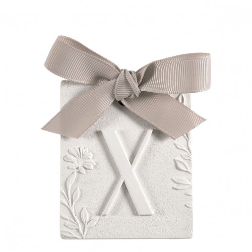 Lettera X profumata decorativa - Voile de Lin
