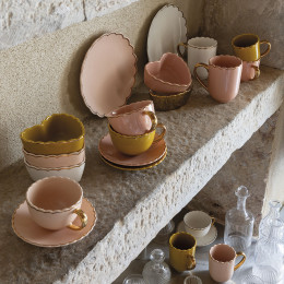 Marguerite Coffee Cup - Mustard