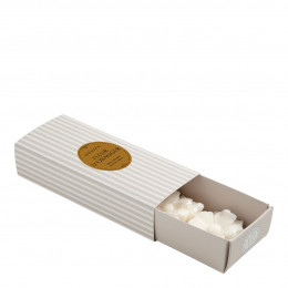 Conjunto de 3 decorações fundentes em cera perfumada - Flor de Laranjeira