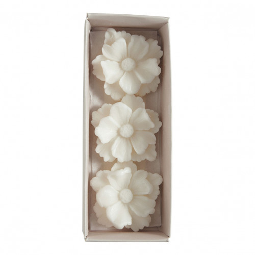 Coffret de 3 décors fondants en cire parfumée - Fleur d'Oranger