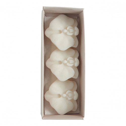 Coffret de 3 décors fondants en cire parfumée - Fleur de Thé Coffret de 3 décors fondants en cire parfumée - Fleur de Thé