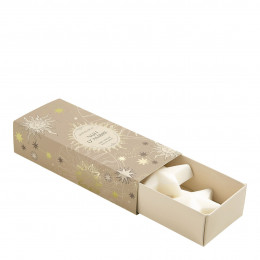 Conjunto de 3 decorações fundentes em cera perfumada Fête Céleste - Nuit d'Ambre