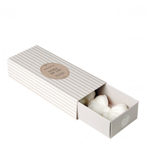 Coffret de 3 décors fondants en cire parfumée - Voile de Lin