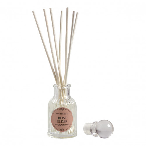 Les Intemporelles Discovery Set with Diffuser, Candle, and Scented Decor - Rose Élixir