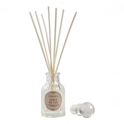 Les Intemporelles Discovery Set with Diffuser, Candle and Scented Decor - Voile de Lin