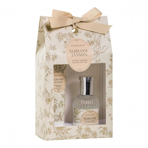 Scented gift set with eau de toilette and hand balm Velours - Sublime Jasmin Scented gift set with eau de toilette and hand balm Velours - Sublime Jasmin