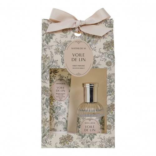 Coffret perfumado água de toilette e bálsamo de mãos Velours - Veu de Linho