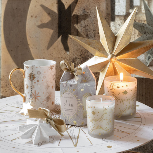 Cofanetto candela profumata e tazza Festa Celeste - Marquise