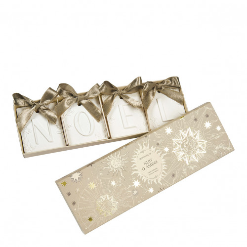 Scented Christmas Letters Gift Set Fête Céleste - Nuit d'Ambre