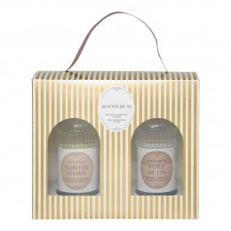 Estuche Mix & Match de perfumes de ambiente 100 ml Les Intemporelles - Sublime Jasmin y Voile de Lin