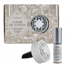 Diffuseur de parfum pour voiture - Fleur de coton