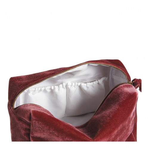 Neceser rectangular Terciopelo rosa - Modelo grande