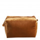 Rectangular Toiletry Bag Yellow Velvet - Large Model