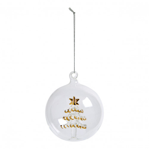 Estuche de 3 bolas decorativas de cristal
