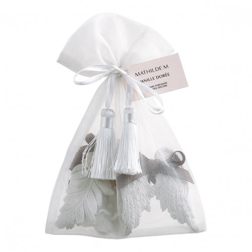 Pouch of 3 scented decorations - Vanille Dorée Pouch of 3 scented decorations - Vanille Dorée