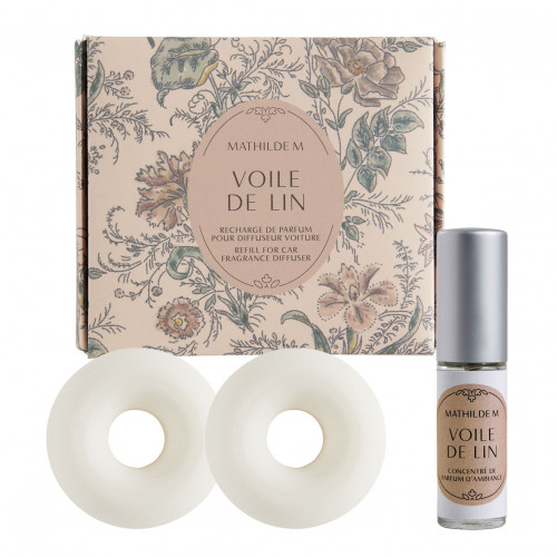 Recarga de perfume para difusor de carro - Voile de Lin
