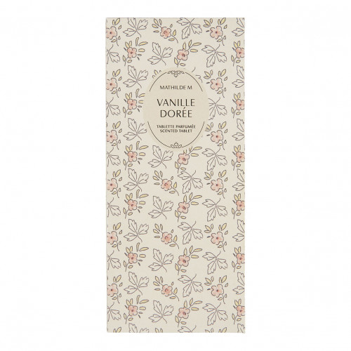 Scented wardrobe tablet - Vanille Dorée