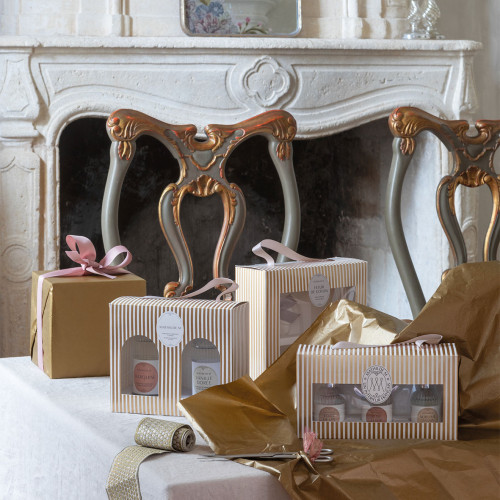 Les Intemporelles Discovery Set with Diffuser, Candle, and Scented Decor - Rose Élixir