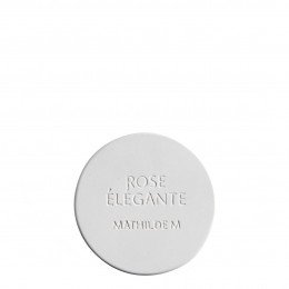 Scented round plaster decor tester - Rose Elégante
