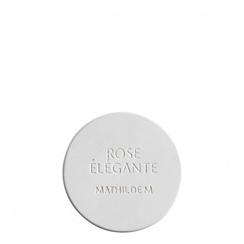 Scented round plaster decor tester - Rose Elégante