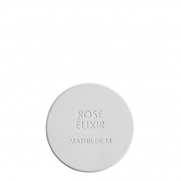 Testeur décor rond en plâtre parfumé - Rose Élixir