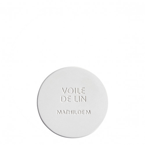 Round scented plaster decor tester - Voile de Lin