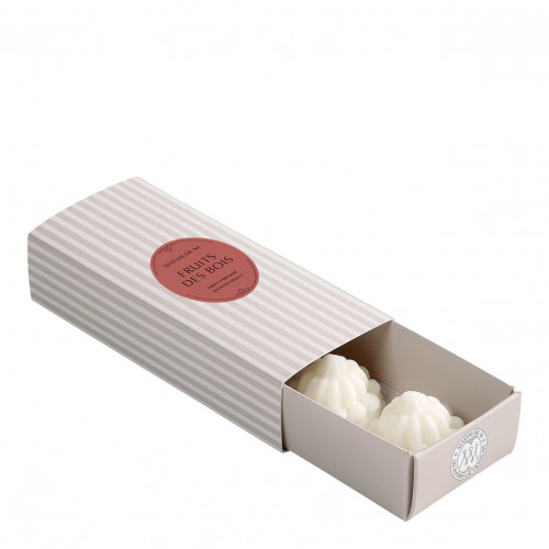 Cofanetto di 3 decorazioni fondenti in cera profumata - Fruits des Bois