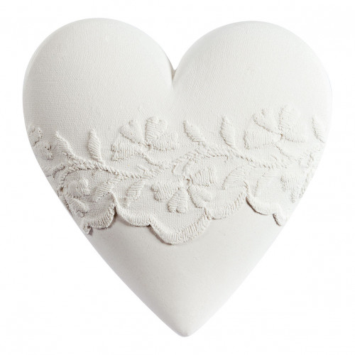Heart Box and Scented Decoration - Fleur de Coton Heart Box and Scented Decoration - Fleur de Coton