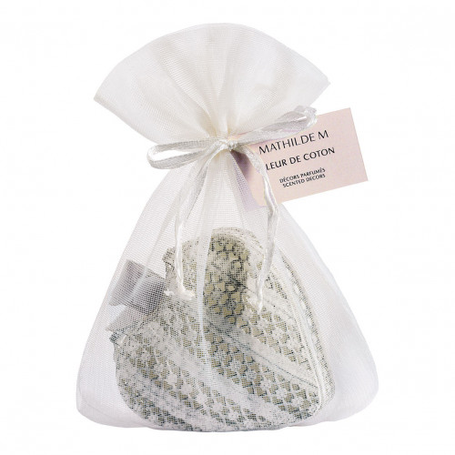 Caja Corazón y decoración perfumada - Fleur de Coton