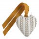 Heart Box and Scented Ornament - Fleur d'Oranger