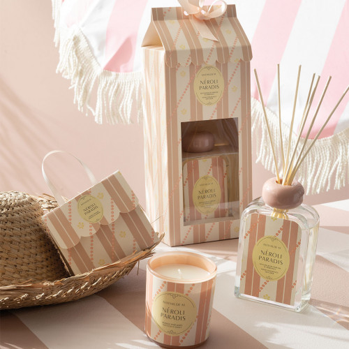 Bougie parfumée Bain de Soleil 160 g - Néroli Paradis Bougie parfumée Bain de Soleil 160 g - Néroli Paradis