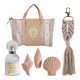 Room fragrance gift tote bag 30 ml and scented decorations Bain de Soleil - Néroli Paradis